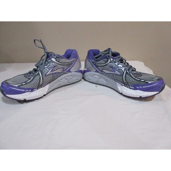 Brooks Addiction Sneakers Womens 8-8.5 Purple/Gray Colorwave - Picture 5 of 9